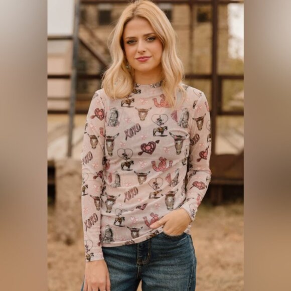 XOXO Rodeo Mesh Top - Picture 5 of 7